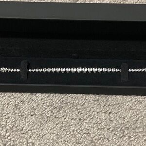 Kay Jewelers Silver Bracelet with lab created white topaz